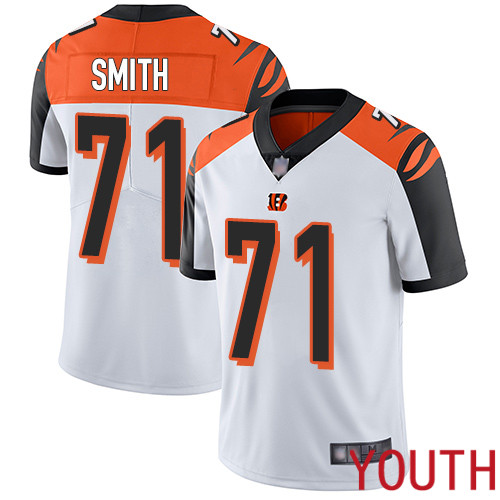 Cincinnati Bengals Limited White Youth Andre Smith Road Jersey NFL Footballl #71 Vapor Untouchable